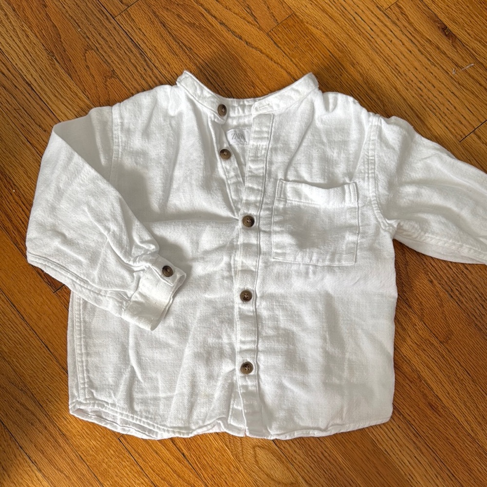 White Button-Up Shirt